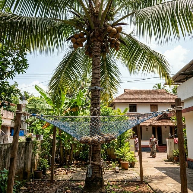 Coconut Tree Safety Nets